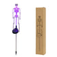 🎃💡 Solar Skeleton Stake Lights – Glow In The Dark, Solar Powered, Easy To Install. Ideal For Haunted Yard, Porch & Walkway! 👻🪦✅