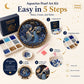🔥LIMITED TIME 50% OFF! – ✨ Premium 3D Pearl 12 Zodiac Signs Art Kit | Luxury Flocked Canvas with Scratch-Resistant Non-Fading Pearl Beads DIY Handmade Astrology Decor ♈🌙💎