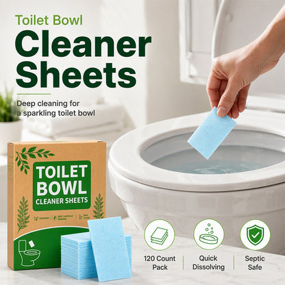 🚽 50% OFF NOW! ✨ Quick-Dissolving Toilet Cleaning Sheets – Fresh, Easy & Effective Cleaning 💧