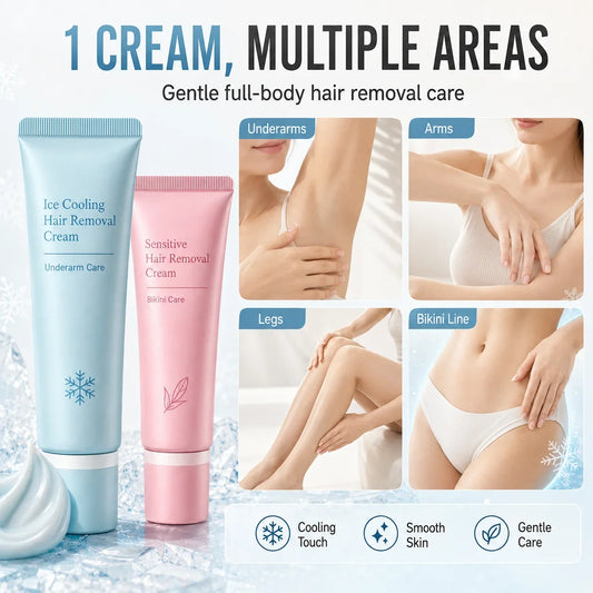 🥳FAVOURITE OF 2026🥳 Hair removal cream – Enriched with rose and lavender oils, and brightening niacinamide – Slows down regrowth, for soft, smooth skin that lasts longer! 💖💨