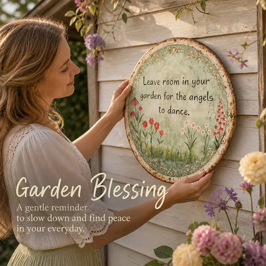 Vintage Garden Wall Plaque