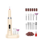 💅 Salon-Grade Manicures, No Wires Attached – Cordless Nail Drill with Charging Dock.