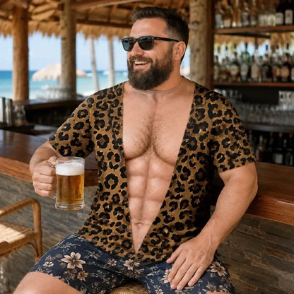 Men's Funny Muscle 3D Printed Tee
