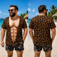 Men's Funny Muscle 3D Printed Tee
