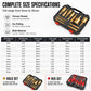 12-Piece Dry Diamond Tile Hole Saw Kit