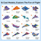 📢📢57% OFF !! ⏰Creative DIY Paper Airplane Set For Kids