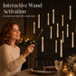 Magical Wand Remote Floating LED Taper Candles Set