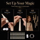 Magical Wand Remote Floating LED Taper Candles Set