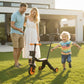 Multifunctional, convertible scooter tricycle for children