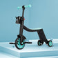 Multifunctional, convertible scooter tricycle for children