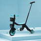 Multifunctional, convertible scooter tricycle for children