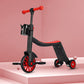 Multifunctional, convertible scooter tricycle for children