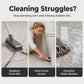 2-in-1 Floor Scrub Brush with Squeegee