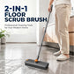 2-in-1 Floor Scrub Brush with Squeegee