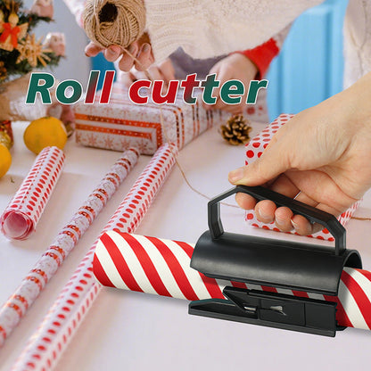 Clean-Cut Wrapping Paper Roll Cutter
