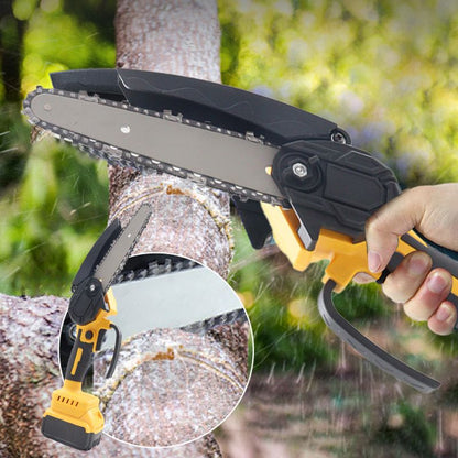 6” Handheld Cordless Mini Lithium Chainsaw