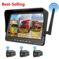 🚛 Drive With Confidence! Wireless 1080P HD Backup Camera – Split-Screen System for Trucks & RVs