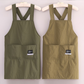 Criss-Cross Back Apron with Large Pocket