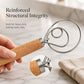 Stainless Steel Danish Dough Whisk