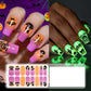 Glow Halloween Nail Wraps