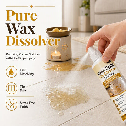 Wax Spill Tile Cleaner Spray with Scraper