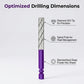 Diamond-Coated Dry Drill Bit with Spiral Flute