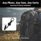 Retractable Anti-Theft Steel Cable Keychain with Bottle Opener