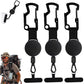 Retractable Anti-Theft Steel Cable Keychain with Bottle Opener