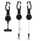 Retractable Anti-Theft Steel Cable Keychain with Bottle Opener
