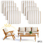 🌿 Stretch Patio Cushion Covers | 4/8PC Refresh