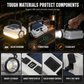 ⏳Time-Limited Special⏰Dual‑Light Solar Camping Lantern‑Multi‑Function Portable Solar Work Light with Power Bank, Hanging Emergency Lamp for Camping Hiking Power‑Outage