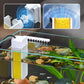 🐠50% OFF NOW! Mini Aquarium Filter with Water Flow & Aeration‑Multi-Function Hang-On Fish Tank Filter, Quiet Water Circulation Oxygen Pump for Small Freshwater Tanks