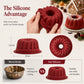 🍰✨ Spiral Silicone Cake Mold – Flexible Non-Stick Bundt Mold for Beautiful Homemade Cakes