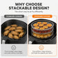 Stackable Stainless Steel Air Fryer Rack
