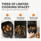 Stackable Stainless Steel Air Fryer Rack