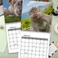 2027 Ugly Animal Selfies Wall Calendar