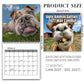 2027 Ugly Animal Selfies Wall Calendar
