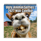 2027 Ugly Animal Selfies Wall Calendar