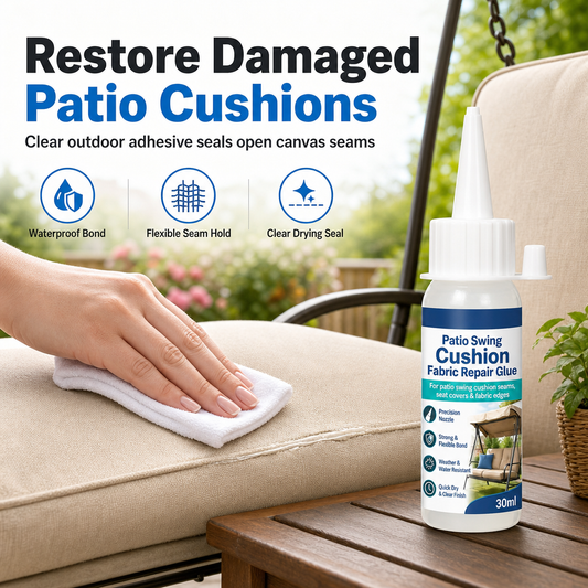 🪑 Outdoor Cushion Repair Adhesive – Fix & Restore Fabric