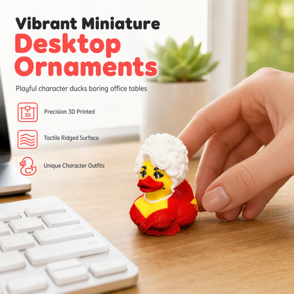 Creative 3D Printed Toy Duck Figurine