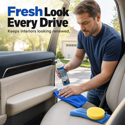 Multi-Functional Foam Cleaner for Car Interior Leather and Vinyl Restorer