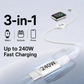 📱 Last Day Special Price ! ⌚ Multi-Device Fast Charging Cable – Snap-On Watch Charger & USB-C Power
