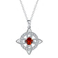 ☘️ Celtic Knot Birthstone Necklace – Elegant & Adjustable for Everyday & Special Occasions