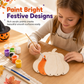 Halloween Wooden Pumpkin DIY Craft Kit