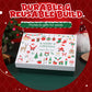 Christmas Gift Box with Lid and Ribbon