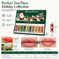 🎁 LIMITED-TIME 50% OFF! 🎄 Christmas Moisturizing Lip Balm Set – Hydrating, Long-Lasting, Gift-Ready 💋