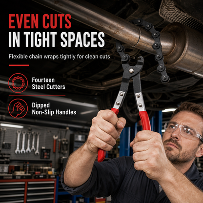 ⏳Time-Limited Special⏰ Car Exhaust Pipe Chain Cutter Pliers