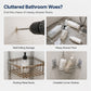 Adjustable Shower Riser Rail Storage Rack