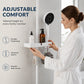 Adjustable Shower Riser Rail Storage Rack