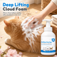 No-Rinse Pet Cleansing Mousse for Dogs and Cats
